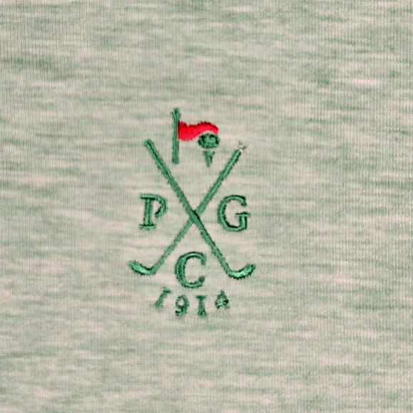 Johnnie O Top Shelf Men's Polo Golf Shirt LARGE Mint Green Portland Golf Club - Picture 7 of 8